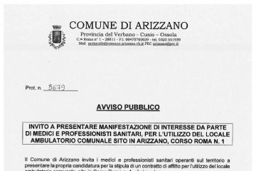 scansione dell'avviso pubblico protocollo n. 5679