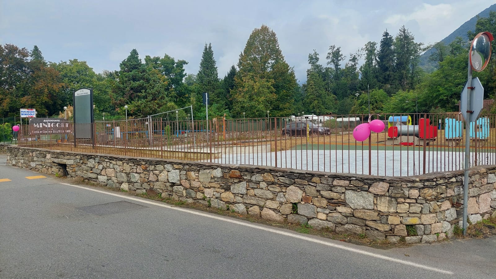 Recinzione parco giochi inclusivo